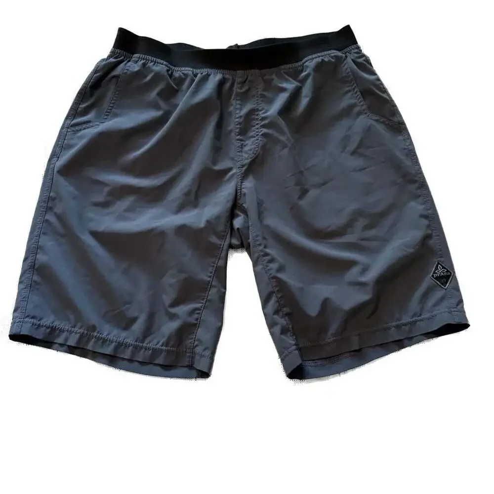 prAna Men's Breathe Elastic Waist Athletic Performance Shorts